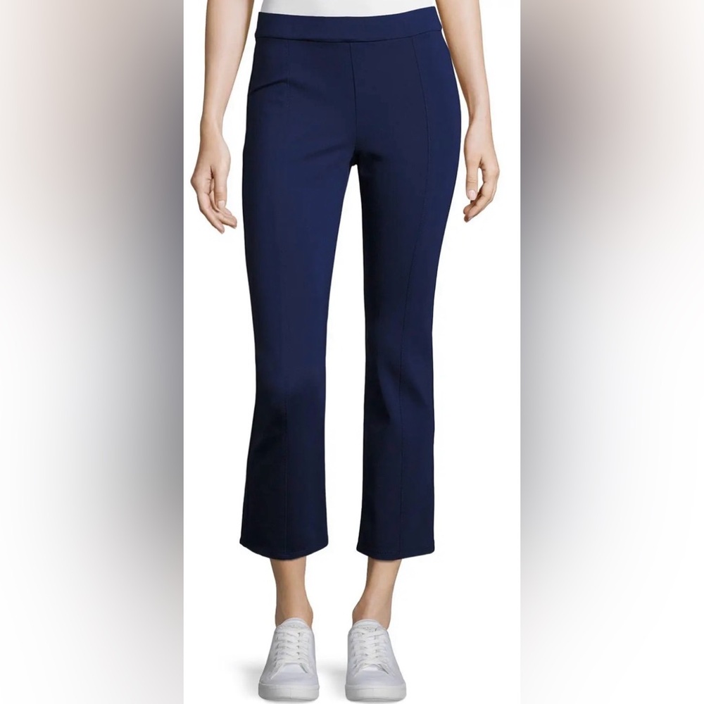 Tory Burch Stacey Ponte Cropped Pants Navy‎ Size 4